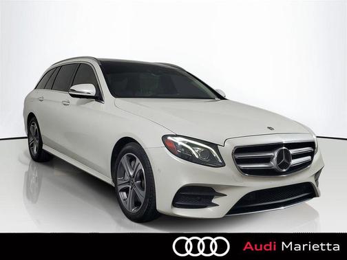 White 2018 Mercedes-Benz E-Class 4MATIC