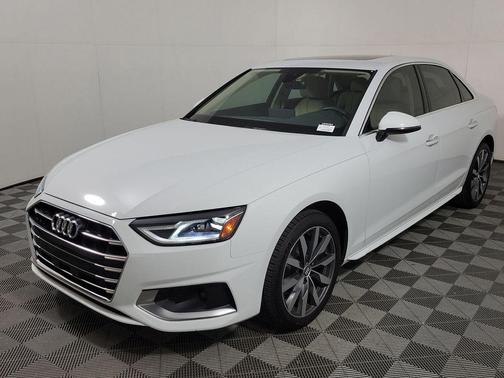 Glacier White Metallic 2020 Audi A4 40 Premium