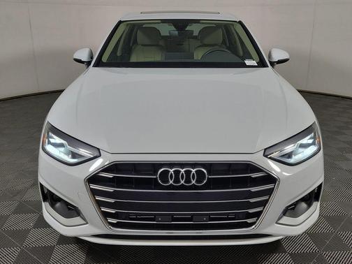 Glacier White Metallic 2020 Audi A4 40 Premium