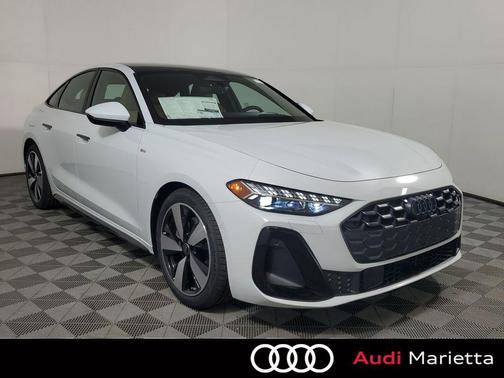 Glacier White Metallic 2026 Audi A5 Premium Plus TFSI quattro S tronic