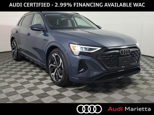 Blue Metallic 2024 Audi Q8 e-tron Premium Plus