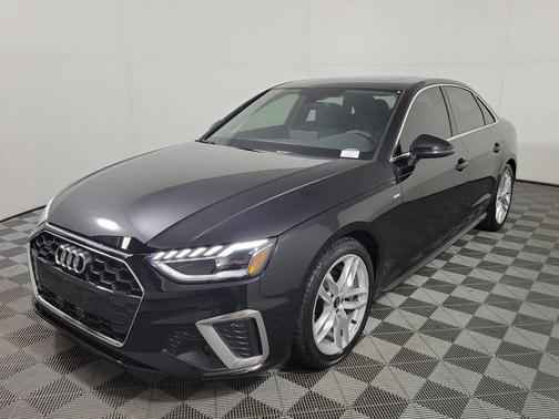 Mythos Black Metallic 2023 Audi A4 45 S line Premium Plus