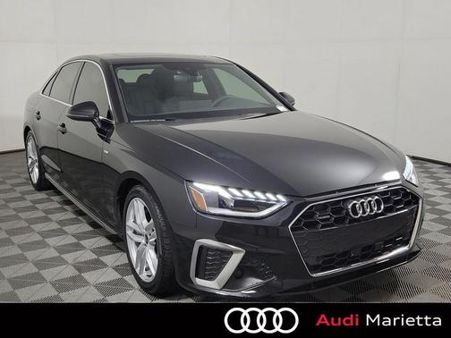 Mythos Black Metallic 2023 Audi A4 45 S line Premium Plus