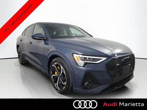 Plasma Blue Metallic 2023 Audi e-tron Sportback S line Premium Plus