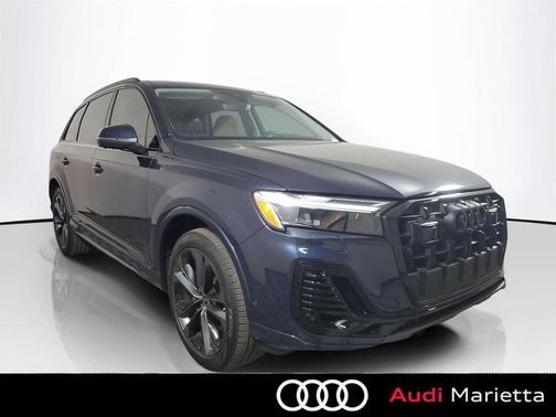 Blue Metallic 2025 Audi Q7 55 Premium Plus