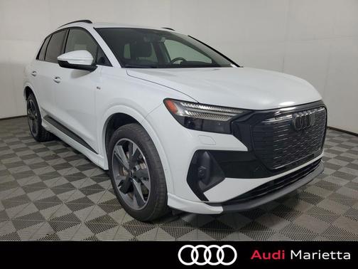 Glacier White Metallic 2024 Audi Q4 e-tron Prestige 50 quattro