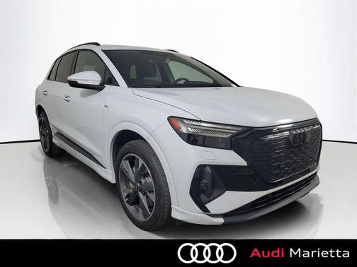 Glacier White Metallic 2024 Audi Q4 e-tron Prestige 50 quattro