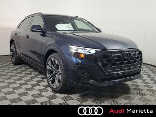 Waitomo Blue Metallic 2026 Audi Q8 55 Prestige