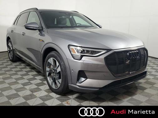 Typhoon Gray Metallic 2023 Audi e-tron Premium quattro