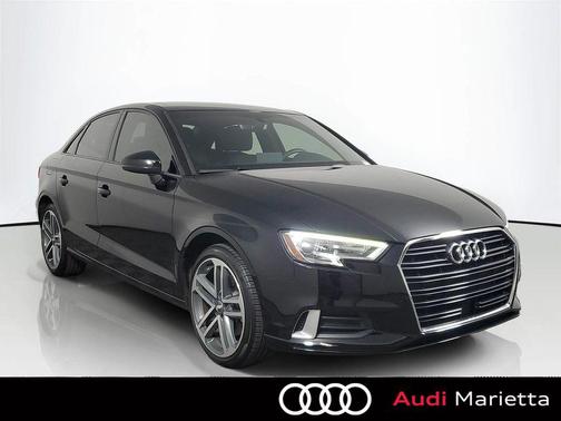 Black 2018 Audi A3 2.0T Premium