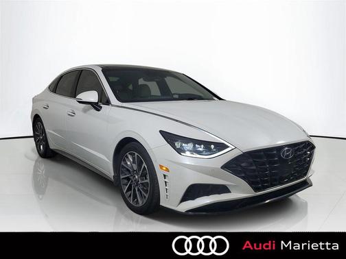 Quartz White 2020 Hyundai SONATA Limited