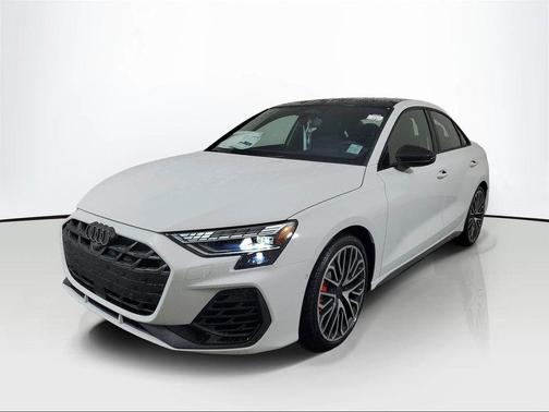 Glacier White Metallic 2026 Audi S3 TFSI quattro S tronic
