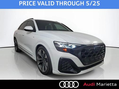 Glacier White Metallic 2026 Audi Q8 55 Premium Plus