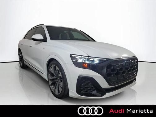 Glacier White Metallic 2026 Audi Q8 55 Premium Plus