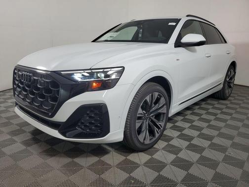 Glacier White Metallic 2026 Audi Q8 55 Premium Plus