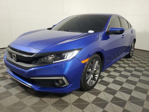 Blue 2019 Honda Civic EX