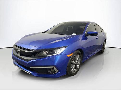 Blue 2019 Honda Civic EX