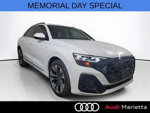 Glacier White Metallic 2026 Audi Q8 55 Prestige