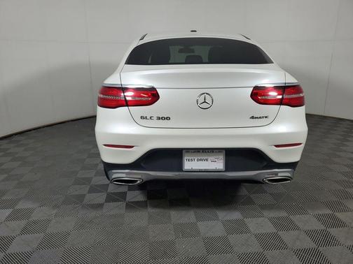 White 2017 Mercedes-Benz GLC 300 4MATIC Coupe