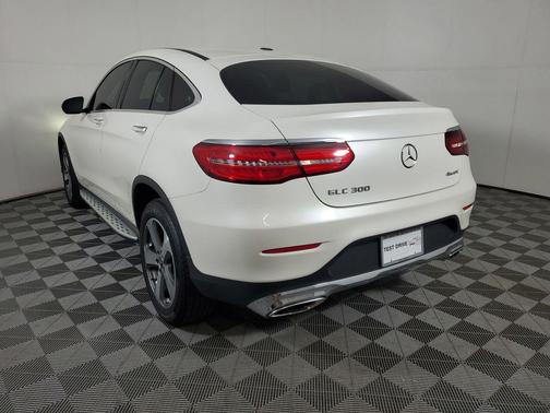 White 2017 Mercedes-Benz GLC 300 4MATIC Coupe