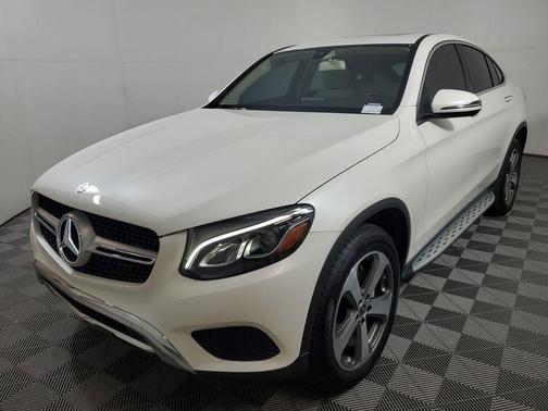 White 2017 Mercedes-Benz GLC 300 4MATIC Coupe