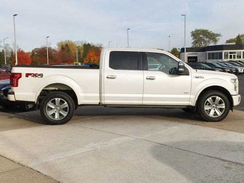 White Platinum 2017 Ford F-150 Platinum