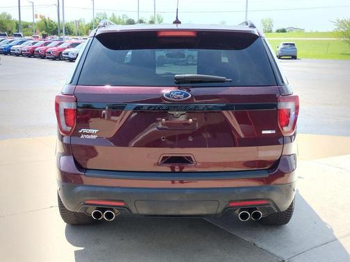 Burgundy 2019 Ford Explorer Sport