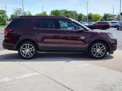 Burgundy 2019 Ford Explorer Sport