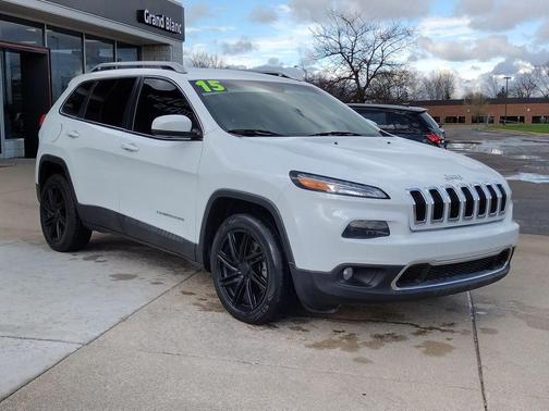 Bright White Clearcoat 2015 Jeep Cherokee Limited