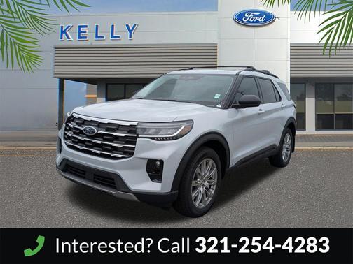 Space White Metallic 2026 Ford Explorer Active