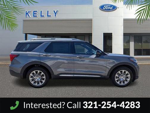 Carbonized Gray Metallic 2026 Ford Explorer Platinum