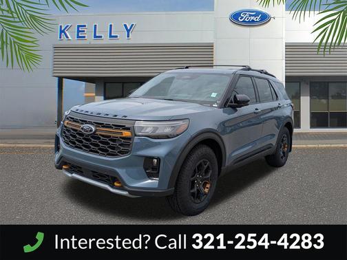 Vapor Blue Metallic 2026 Ford Explorer Tremor