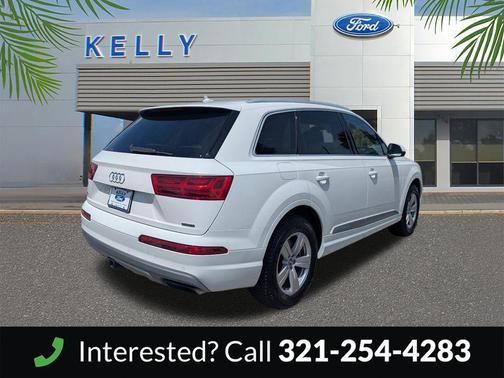 Carrara White 2019 Audi Q7 45 Premium Plus