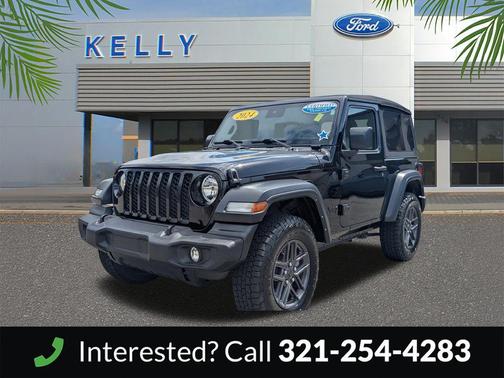 Black Clearcoat 2024 Jeep Wrangler Sport S