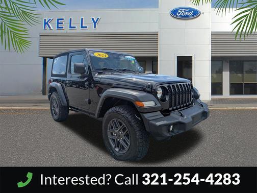 Black Clearcoat 2024 Jeep Wrangler Sport S