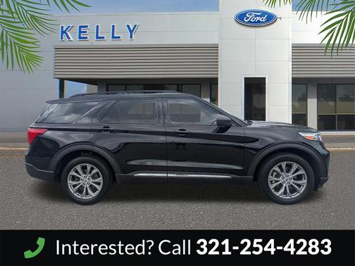Agate Black Metallic 2023 Ford Explorer XLT
