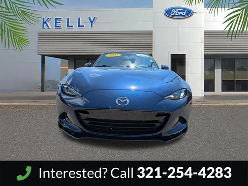 Deep Crystal Blue Mica 2025 Mazda MX-5 Miata RF Club