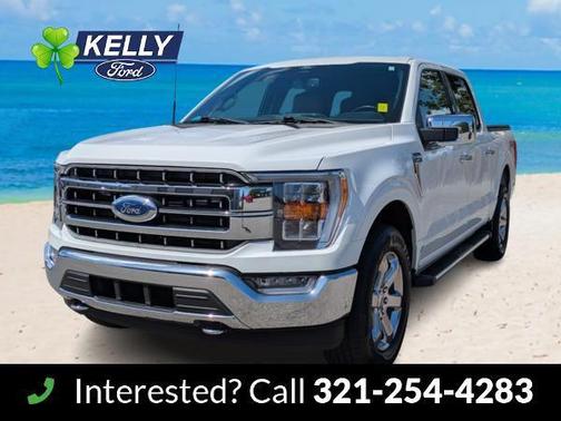 Star White Metallic Tri-Coat 2022 Ford F-150 Lariat