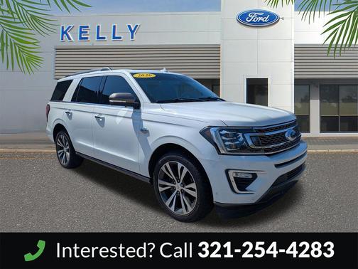 Star White Metallic Tri-Coat 2020 Ford Expedition King Ranch
