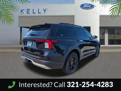 Agate Black Metallic 2026 Ford Explorer Tremor