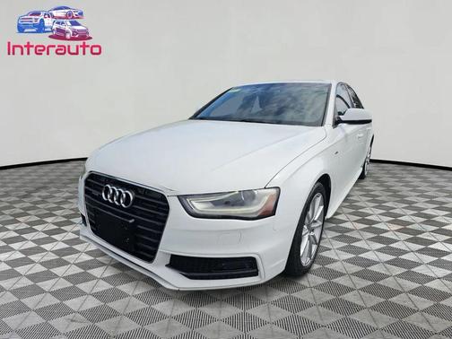 White 2015 Audi A4 2.0T Premium Plus