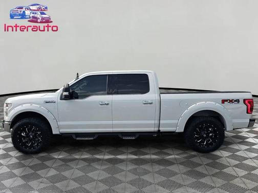 White Platinum Metallic Tri-Coat 2016 Ford F-150 Platinum