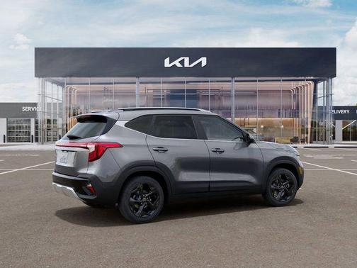 Steel Gray 2026 Kia Seltos EX