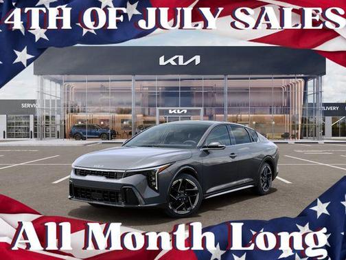 Steel Gray 2026 Kia K4 GT-Line