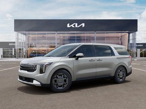 Ivory Silver 2026 Kia Carnival Hybrid EX