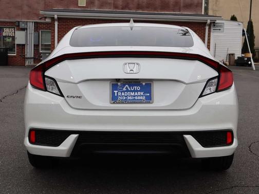 Platinum White Pearl 2019 Honda Civic EX CVT