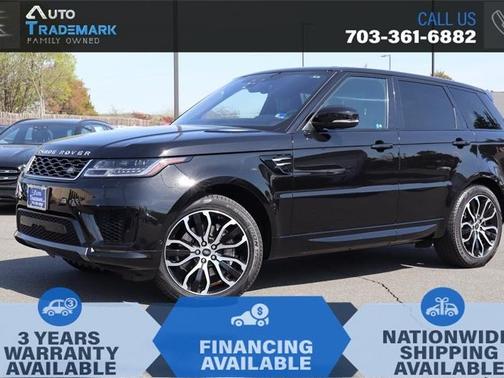 Santorini Black Metallic 2020 Land Rover Range Rover Sport Turbo i6 MHEV HSE