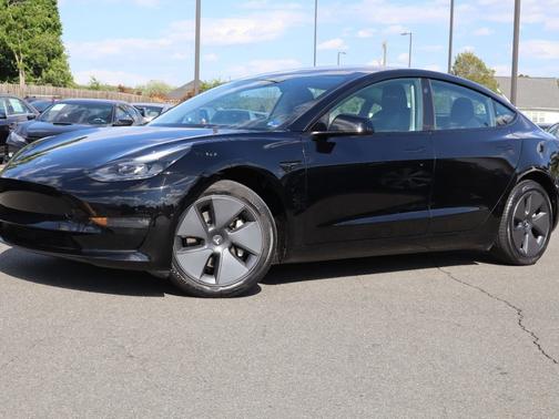 Solid Black 2023 Tesla Model 3 Long Range AWD
