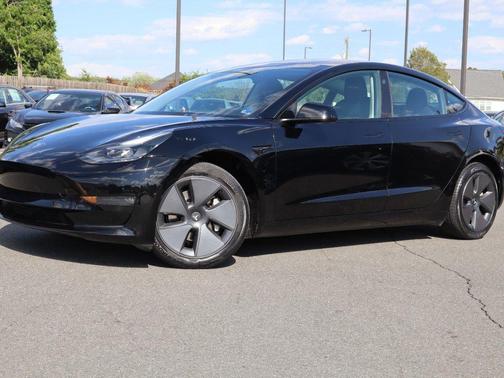 Solid Black 2023 Tesla Model 3 Long Range AWD