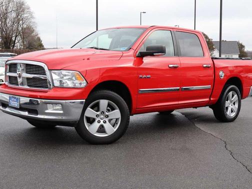 Inferno Red Crystal Pearl 2009 Dodge Ram 1500 4WD Crew Cab 140.5" SLT